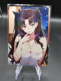 Rin Tohsaka Fate Grand Holographic Anime Collectible Trading Card - Image 1