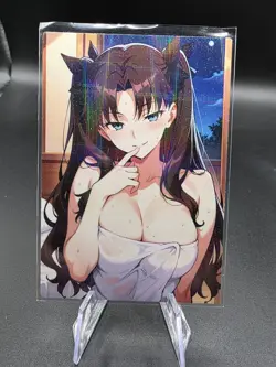 Rin Tohsaka Fate Grand Holographic Anime Collectible Trading Card - Image 2