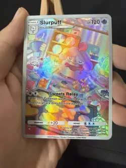 Slurpuff POCKET Pokemon Card DISPLAY ART CARD - Image 2