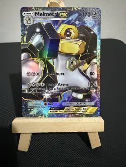 Melmetal Ex Pokemon Pocket Card TCG Display - Image 1