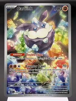 Carbink 242/217 - Illustration Rare - Ascended Heroes Pokemon Card MINT - Image 1