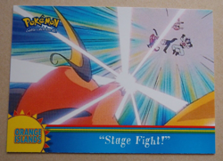 ORANGE ISLANDS ''STAGE FIGHT'' 0R7 POKEMON SERIES 3 TOPPS TV ANIMATION EDITION - Image 1