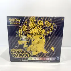 Sealed Surging Sparks Elite Trainer Box ETB - Scarlet & Violet - Pokemon TCG - Image 1