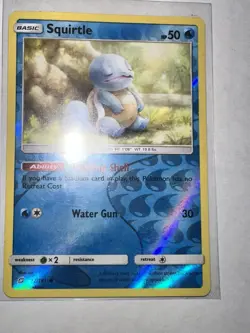 Squirtle 22/181 Common Team Up Reverse Holo Pokemon NM - Image 1
