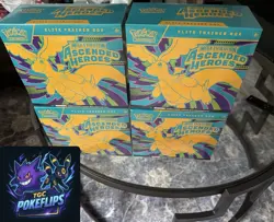 Pokemon TCG - Ascended Heroes Elite Trainer Box ETB - Factory Sealed x4 - Image 1