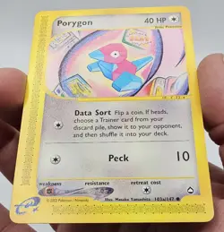 Porygon 103a/147 - Aquapolis Common Regular Pokemon TCG NM - Fast Shipping - Image 3