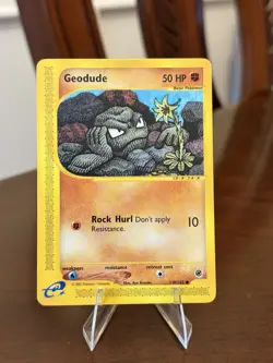 Geodude 110/165 Common Expedition Base Set Pokemon Near Mint - Image 1