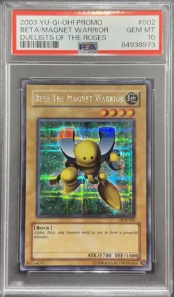 2003 PSA 10 YUGIOH DUELISTS OF THE ROSES SECRET RARE BETA THE MAGNET WARRIOR 💎 - Image 1