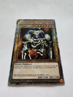 Konami Yu-Gi-Oh! TCG Summoned Skull RA03-EN086 Platinum Secret Rare - Image 2
