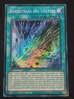 Bohrstrahl Des Urerzes BLMM-DE173 Secret Rare Mayhem Deutsch NM YUGIOH - Image 1