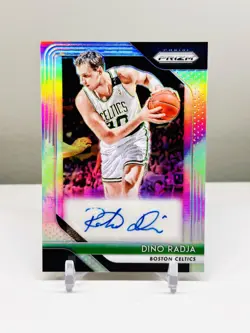 Dino Radja Auto 2018-19 Panini Prizm - Signatures #S-DRJ Silver Prizm HOF - Image 1