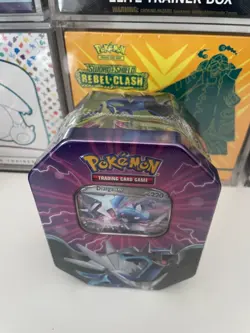 Pokemon TCG: Scarlet & Violet - Sealed Azure Legends Tin with Dialga ex. Sealed - Image 1