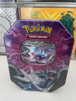 Pokemon TCG: Scarlet & Violet - Sealed Azure Legends Tin with Dialga ex. Sealed - Image 2