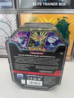 Pokemon TCG: Scarlet & Violet - Sealed Azure Legends Tin with Dialga ex. Sealed - Image 4
