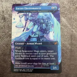 Snapcaster Mage - Custom Art MTG Magic The Gathering Playtest Card - Image 1