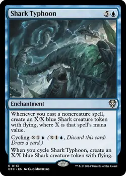 MTG Outlaws of Thunder Junction Commander - Shark Typhoon - Image 1