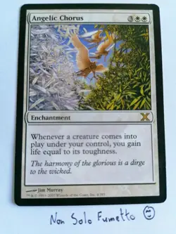 MTG - ANGELIC CHORUS - X - CORO ANGELICO - NEAR MINT - INGLESE - Image 1