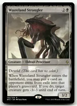 Wasteland Strangler #102 (NM) Battle for Zendikar BFZ Magic MTG - Image 1