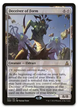 Deceiver of Form #1 (NM) Oath of the Gatewatch OGW Magic MTG - Image 1