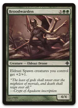 Broodwarden #181 (NM) Rise of the Eldrazi ROE Magic MTG - Image 1