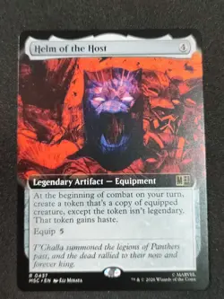 x1 Helm of the Host R MTG Commander: Marvel Super Heroes M/NM, English - Image 1