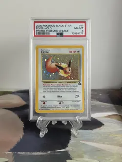 Pokemon Card Eevee - Black Star Promo No. 11 - PSA 8 NM-MT - Image 1