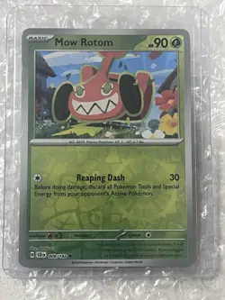Pokemon TCG Mow Rotom 008/142 Sv07: Stellar Crown Reverse Holo NM - Image 1