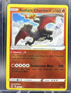 Pokemon TCG Crown Zenith Radiant Charizard 20/159 Ultra Rare NM - Image 1