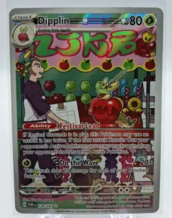 Dipplin 170/167 Sv06: Twilight Masquerade Pokemon - Holo (IR) Illustration Rare - Image 1