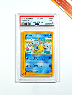 Pokemon PSA 9 Whooper #027 1ST Edition Town No Map 2002 Japanese - Image 1