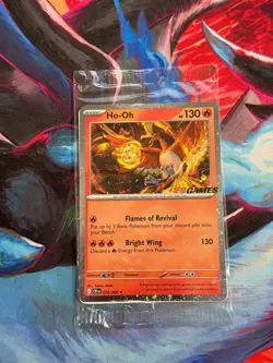 Ho-Oh 010/086 EB Games Stamped Aus Exclusive SEALED Chaos Rising Pokemon Card - Image 1