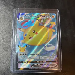 Flying Pikachu VMAX 007/025: Celebrations set Full Art Holo. NM Pokemon 2021 - Image 1