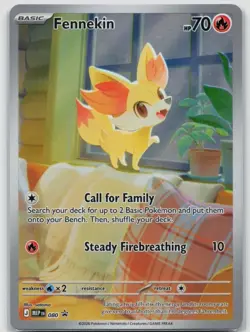 Pokemon Fennekin 080 SEALED Chaos Rising Promo Illustration Rare NM - Image 1