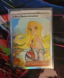 Lillie's Determination Ultra Rare Full Art Holo 184/132 Evolutions English - Image 1