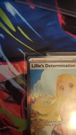 Lillie's Determination Ultra Rare Full Art Holo 184/132 Evolutions English - Image 2