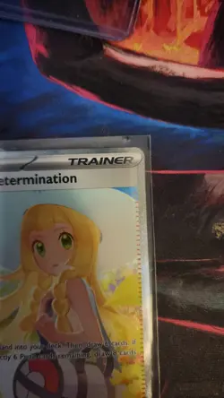 Lillie's Determination Ultra Rare Full Art Holo 184/132 Evolutions English - Image 3