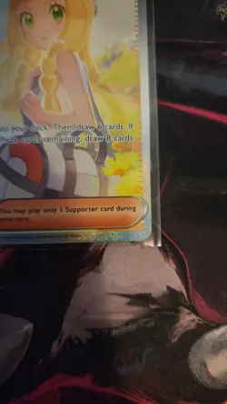 Lillie's Determination Ultra Rare Full Art Holo 184/132 Evolutions English - Image 4
