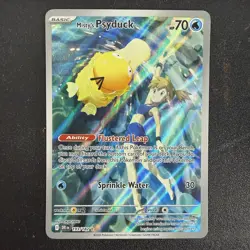 Misty's Psyduck 193/182 Destined Rivals Illustration Rare Pokemon TCG NM - Image 3