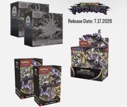 PKC PITCH BLACK 2x Pokemon Center ETB, 2x Booster Bundle,1x Booster Box PRE SALE - Image 1