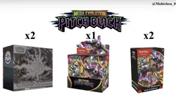 PRESALE Pitch Black Pokemon Center - 2x ETB & Booster Bundle, 36pack Box - Image 1