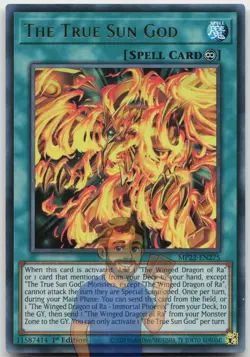 The True Sun God MP22-EN275 Ultra Rare 1st Edition Near Mint Yugioh - Image 1