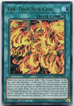 The True Sun God MP22-EN275 Ultra Rare 1st Edition Near Mint Yugioh - Image 2