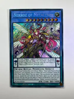 Nekroz of Metaltron BLMM-EN026 Secret Rare 1st Edition YuGiOh Card NM - Image 1