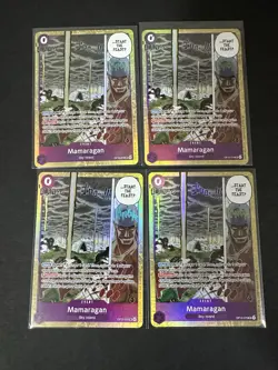 Mamaragan SR OP-15-078 One Piece Adventure On Kami’s Island NM x4 playset - Image 1