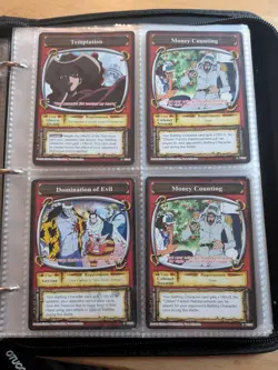 One Piece CCG Luffy Pirates Lot Binder Pages 2005 English Luffy Nami Zolo - Image 3