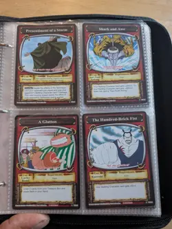 One Piece CCG Luffy Pirates Lot Binder Pages 2005 English Luffy Nami Zolo - Image 4