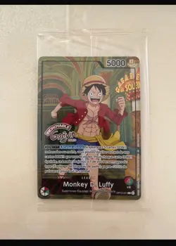 Carte One Piece TCG – Monkey D. Luffy OP13-001 – Musee Grevin Paris Exclusive - Image 1
