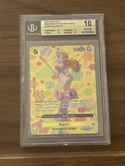 One Piece Nami OP08-106 SP Alternate Art BGS 10 - Image 1