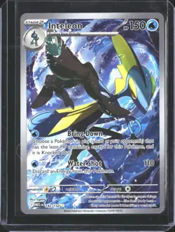 Inteleon 142/132 Illustration Rare Mega Evolution Pokemon NM/M - Image 1