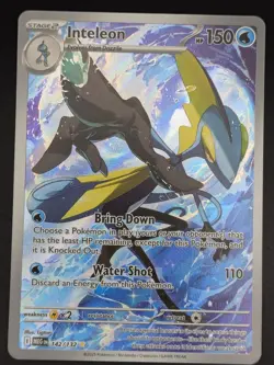 Inteleon 142/132 Near Mint Mega Evolution Illustration Rare Pokemon - Image 1
